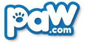 paw.com blue and white logo